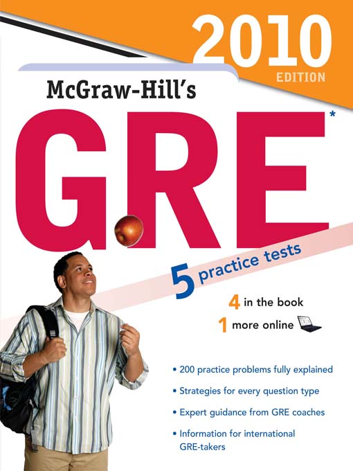 Title details for McGraw-Hill's GRE, 2010 Edition by Steven W. Dulan - Available